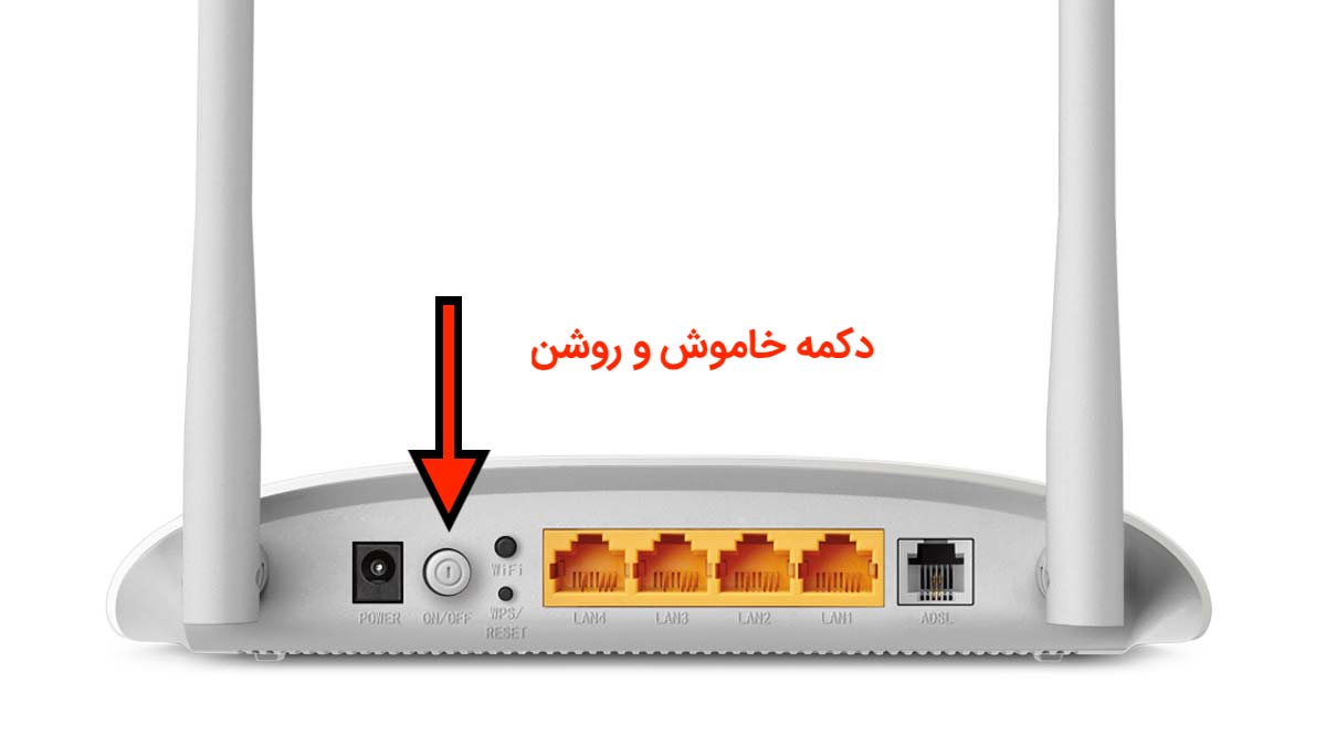 رفع مشکل DNS با خاموش و روشن کردن مودم