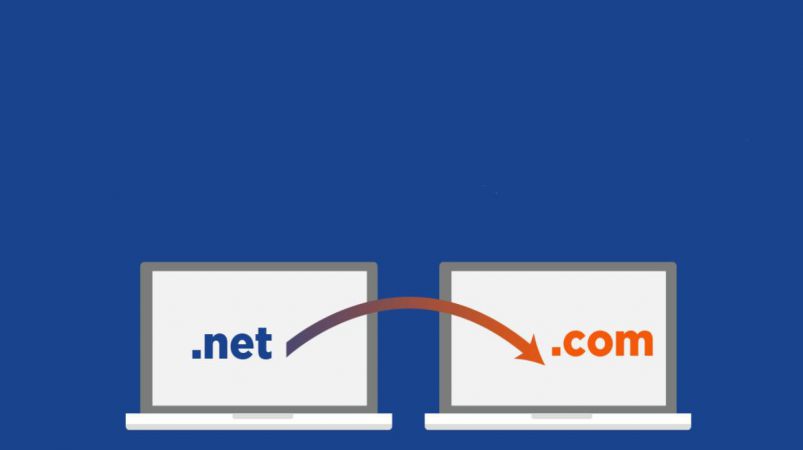 تغییر نام دامنه از net. به com.