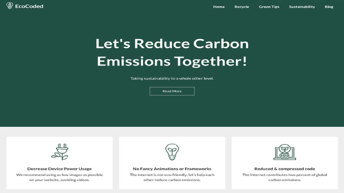EcoCoded تم های وردپرس