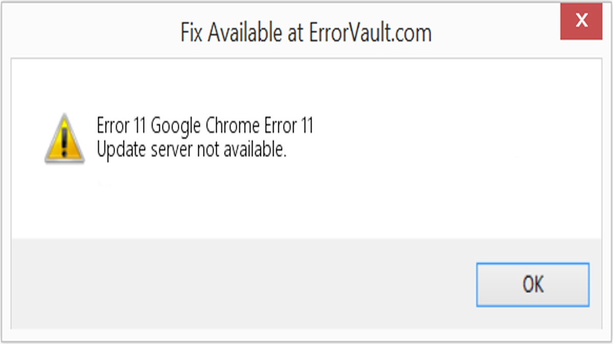 chrome error code 11