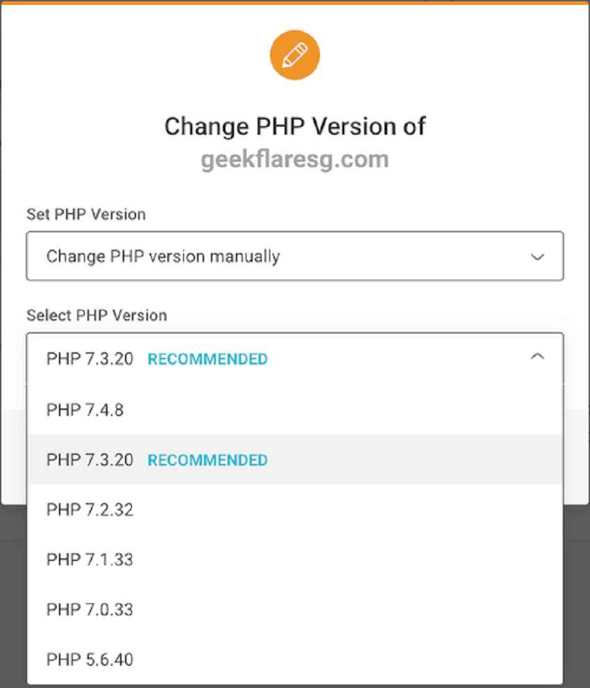 بروز رسانی نسخه PHP وردپرس